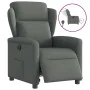 Sillón reclinable eléctrico de tela gris oscuro de , Sillones - Ref: Foro24-3303115, Precio: 240,46 €, Descuento: %