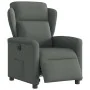 Sillón reclinable eléctrico de tela gris oscuro de , Sillones - Ref: Foro24-3303115, Precio: 240,46 €, Descuento: %