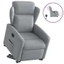 Sillón reclinable elevable de tela gris claro de , Sillones - Ref: Foro24-3303134, Precio: 271,91 €, Descuento: %