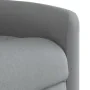 Sillón reclinable elevable de tela gris claro de , Sillones - Ref: Foro24-3303134, Precio: 271,91 €, Descuento: %