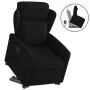 Sillón reclinable elevable tela negro de , Sillones - Ref: Foro24-3303136, Precio: 274,48 €, Descuento: %