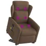 Silla de masaje reclinable de pie de tela marrón de , Sillones - Ref: Foro24-3303148, Precio: 288,46 €, Descuento: %