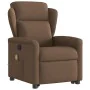 Silla de masaje reclinable de pie de tela marrón de , Sillones - Ref: Foro24-3303148, Precio: 288,46 €, Descuento: %