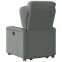 Sillón eléctrico reclinable elevable de tela gris oscuro de , Sillones - Ref: Foro24-3303155, Precio: 323,68 €, Descuento: %