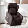 Sillón masaje eléctrico reclinable elevable tela marrón oscuro de , Sillones - Ref: Foro24-3303169, Precio: 337,83 €, Descuen...