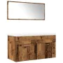 Juego de muebles de baño 3 piezas madera ingeniería envejecida de , Muebles de baño - Ref: Foro24-3328587, Precio: 251,92 €, ...
