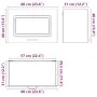 Armario de pared cocina Kalmar madera ingeniería gris hormigón de , Armarios de cocina - Ref: Foro24-853601, Precio: 54,66 €,...