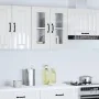 Armario pared cocina puerta cristal Kalmar blanca alto brillo de , Armarios de cocina - Ref: Foro24-853669, Precio: 77,77 €, ...