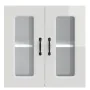Armario pared cocina puerta cristal Kalmar blanca alto brillo de , Armarios de cocina - Ref: Foro24-853669, Precio: 77,77 €, ...