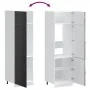Mueble de cocina Lucca de madera contrachapada negro de , Armarios de cocina - Ref: Foro24-853868, Precio: 198,20 €, Descuent...