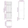 Mueble de cocina Lucca de madera contrachapada negro de , Armarios de cocina - Ref: Foro24-853868, Precio: 198,20 €, Descuent...