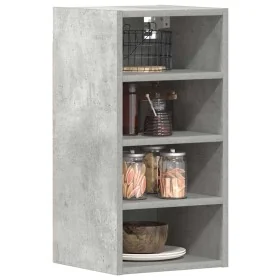 Armario colgante contrachapada gris hormigón 30x29,5x60 cm de , Armarios de cocina - Ref: Foro24-854169, Precio: 36,61 €, Des...