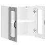 Armario pared cocina puerta de cristal Lucca gris hormigón de , Armarios de cocina - Ref: Foro24-853911, Precio: 67,65 €, Des...