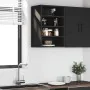 Armario colgante de cocina contrachapada negro 40x29,5x60 cm de , Armarios de cocina - Ref: Foro24-854176, Precio: 43,89 €, D...