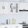 Armario pared cocina puerta de cristal Lucca blanca de , Armarios de cocina - Ref: Foro24-853907, Precio: 67,53 €, Descuento: %