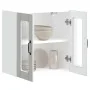 Armario pared cocina puerta de cristal Lucca blanca de , Armarios de cocina - Ref: Foro24-853907, Precio: 67,53 €, Descuento: %