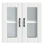 Armario pared cocina puerta de cristal Lucca blanca de , Armarios de cocina - Ref: Foro24-853907, Precio: 67,53 €, Descuento: %