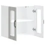 Armario pared cocina puerta de cristal Lucca blanca de , Armarios de cocina - Ref: Foro24-853907, Precio: 67,53 €, Descuento: %