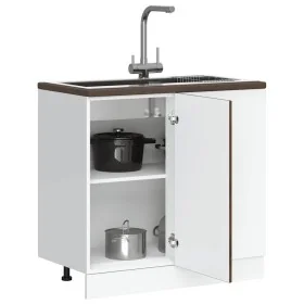 Mueble bajo de cocina Kalmar de madera ingeniería roble ahumado de , Armarios de cocina - Ref: Foro24-854323, Precio: 99,84 €...