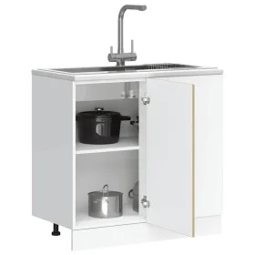 Mueble bajo de cocina Kalmar madera ingeniería de roble sonoma de , Armarios de cocina - Ref: Foro24-854321, Precio: 80,15 €,...