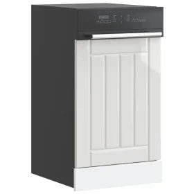 Panel lavavajillas Lucca madera contrachapada blanco brillante de , Armarios de cocina - Ref: Foro24-853889, Precio: 29,68 €,...
