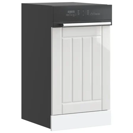 Panel lavavajillas Lucca madera contrachapada blanco brillante de , Armarios de cocina - Ref: Foro24-853889, Precio: 29,68 €,...