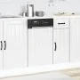 Panel lavavajillas Lucca madera contrachapada blanco brillante de , Armarios de cocina - Ref: Foro24-853889, Precio: 29,68 €,...
