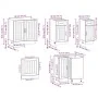 Mueble cocina Lucca blanco brillo 11 pzas madera contrachapada de , Armarios de cocina - Ref: Foro24-3314953, Precio: 754,73 ...