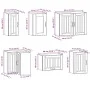 Mueble cocina Lucca blanco brillo 11 pzas madera contrachapada de , Armarios de cocina - Ref: Foro24-3314953, Precio: 754,73 ...