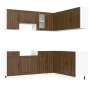 Mueble cocina Lucca roble marrón 11 pzas madera contrachapada de , Armarios de cocina - Ref: Foro24-3314958, Precio: 681,29 €...