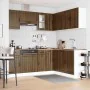 Mueble cocina Lucca roble marrón 11 pzas madera contrachapada de , Armarios de cocina - Ref: Foro24-3314958, Precio: 681,29 €...