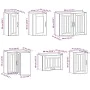 Mueble cocina Lucca roble marrón 11 pzas madera contrachapada de , Armarios de cocina - Ref: Foro24-3314958, Precio: 681,29 €...