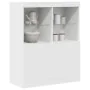Aparador blanco 81x37x100 cm madera de ingeniería de , Taquillas y armarios de almacenamiento - Ref: Foro24-3318617, Precio: ...