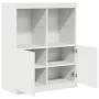 Aparador blanco 81x37x100 cm madera de ingeniería de , Taquillas y armarios de almacenamiento - Ref: Foro24-3318617, Precio: ...