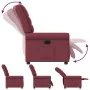 Sillón reclinable de tela rojo tinto by , Armchairs - Ref: Foro24-4015639, Price: 190,72 €, Discount: %