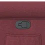 Sillón reclinable de tela rojo tinto by , Armchairs - Ref: Foro24-4015639, Price: 190,72 €, Discount: %