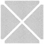 Placa de peso para sombrilla 4 uds granito gris triangular 14kg de , Bases para sombrillas - Ref: Foro24-3318585, Precio: 117...