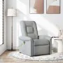Sillón reclinable de masaje de tela gris claro de , Sillones - Ref: Foro24-4015626, Precio: 210,43 €, Descuento: %