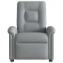 Sillón reclinable de masaje de tela gris claro de , Sillones - Ref: Foro24-4015626, Precio: 210,43 €, Descuento: %