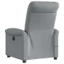 Sillón reclinable de masaje de tela gris claro de , Sillones - Ref: Foro24-4015626, Precio: 210,43 €, Descuento: %