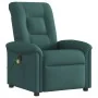 Sillón de masaje reclinable de tela verde oscuro de , Sillones - Ref: Foro24-4015632, Precio: 204,60 €, Descuento: %