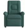 Sillón de masaje reclinable de tela verde oscuro de , Sillones - Ref: Foro24-4015632, Precio: 204,60 €, Descuento: %