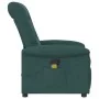 Sillón de masaje reclinable de tela verde oscuro de , Sillones - Ref: Foro24-4015632, Precio: 204,60 €, Descuento: %