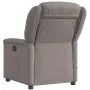 Sillón de masaje reclinable de tela gris taupé de , Sillones - Ref: Foro24-4015613, Precio: 207,66 €, Descuento: %