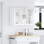 Armario pared cocina puerta cristal Lucca blanca alto brillo de , Armarios de cocina - Ref: Foro24-853849, Precio: 94,49 €, D...