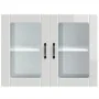 Armario pared cocina puerta cristal Lucca blanca alto brillo de , Armarios de cocina - Ref: Foro24-853849, Precio: 94,49 €, D...