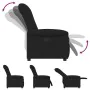 Sillón reclinable de tela negro de , Sillones - Ref: Foro24-4015618, Precio: 190,55 €, Descuento: %