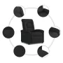 Sillón reclinable de tela negro de , Sillones - Ref: Foro24-4015618, Precio: 190,55 €, Descuento: %