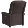 Sillón de masaje reclinable de tela marrón oscuro de , Sillones - Ref: Foro24-4015651, Precio: 212,21 €, Descuento: %