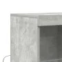 Aparador de madera contrachapada gris hormigón 81x37x100 cm de , Taquillas y armarios de almacenamiento - Ref: Foro24-3318620...